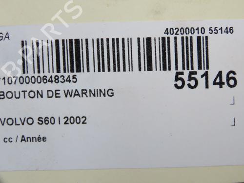 Warning switch VOLVO S60 I (384) 2.4 | BP38548078I22 - Image 5