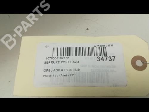 Front right lock OPEL AGILA B (H08) 1.0 (F68) | BP9597536C97 
