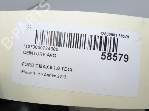 Front left seatbelt FORD C-MAX II (DXA/CB7, DXA/CEU) 1.6 TDCi | BP36367645I26 - Image 7