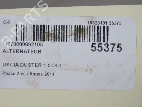 Alternator DACIA DUSTER (HS_) 1.5 dCi | BP39756418M7 - Image 9
