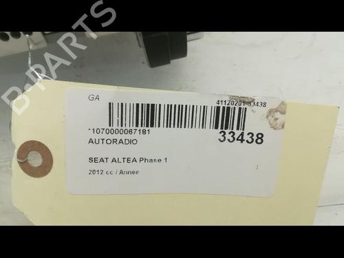 radio-seat-altea-xl-5p5-5p8-20-tdi-16v-5p0035186b-2006-2007-2008-2009-2010-2011-2012-2013-2014-2015-9595529 main image