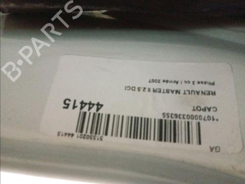 Hood RENAULT MASTER II Van (FD) 2.5 dCi (FD01, FD02, FD21, FD22, FD31, FD32, FD3Y, FD71,... | BP14951288C1 