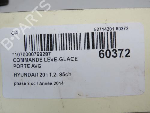 Left front window switch HYUNDAI i20 I (PB, PBT) 1.2 | BP37432616I27  - Image 5