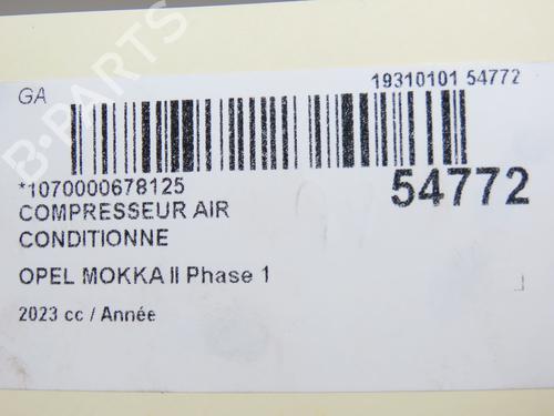 AC compressor OPEL MOKKA 1.5 (76) | BP31120120M34 - Image 8