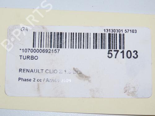 Turbo/Compresor RENAULT CLIO III (BR0/1, CR0/1) 1.5 dCi (BR17, CR17) (86 hp) 32377281