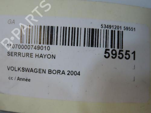 Bagklap lås Bagklap lås VW BORA Variant (1J6) 1.9 TDI (101 hp) 36958601 36958601