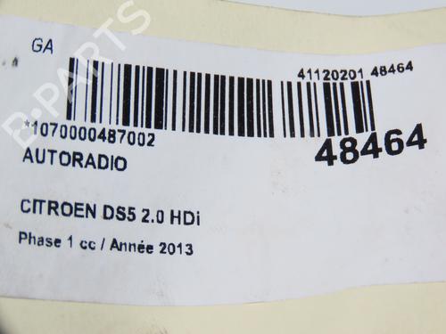 Radio CITROËN DS5 2.0 HDi 200 Hybrid4 All-wheel Drive | BP16648081E6 