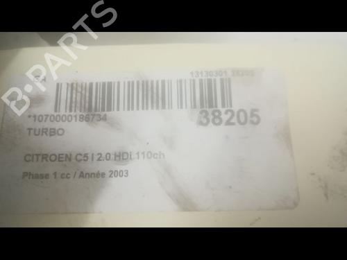 Used Turbocharger/Supercharger Turbocharger/Supercharger CITROËN C5 I (DC_) 2.0 HDi (DCRHZB, DCRHZE) (109 hp) 9603096 9603096