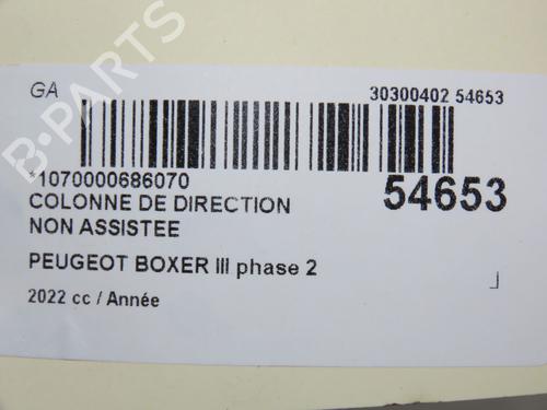 Used Steering column PEUGEOT BOXER Van 2.2 BlueHDi 140 (140 hp) 30691861