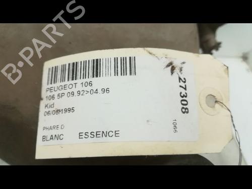 Used Right headlight PEUGEOT 106 I (1A, 1C) [1991-1996]  23177609