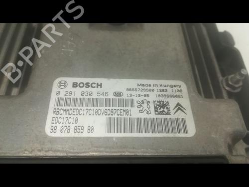 Engine control unit (ECU) PEUGEOT 208 I (CA_, CC_) 1.6 HDi | BP9600901M57