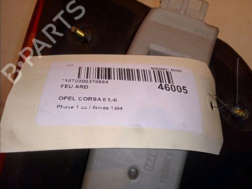 Høyre baklys Høyre baklys OPEL CORSA B (S93) 1.4 i (F08, F68, M68) (60 hp) 12354779 12354779