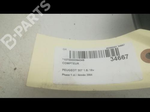 Instrument cluster PEUGEOT 307 (3A/C) 1.6 16V | BP9596445C47 