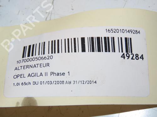 Alternator OPEL AGILA (B) (H08) 1.0 (F68) | BP17315608M7 