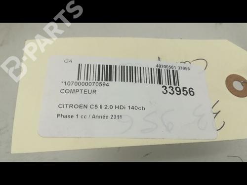 Instrument cluster CITROËN C5 III (RD_) 2.0 HDi 165 (RDRHHA, RDRHH8) | BP9595762C47 