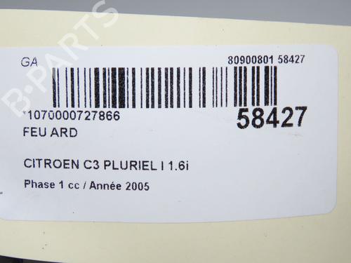 Right taillight CITROËN C3 Pluriel (HB_) 1.6 | BP36444498C35 - Image 5