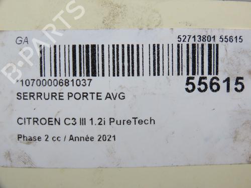 Front left lock CITROËN C3 III (SX) 1.2 PureTech 82 | BP31155134C98 - Image 7