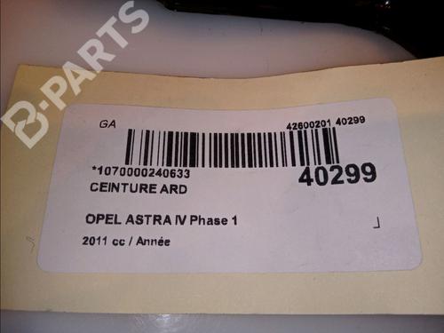 Rear right belt tensioner OPEL ASTRA J (P10) 1.7 CDTI (68) | BP11921416C90 