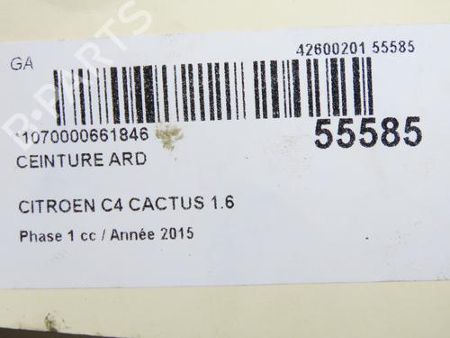 Rear right seatbelt CITROËN C4 CACTUS 1.6 HDi 90 | BP31120543I28  - Image 6