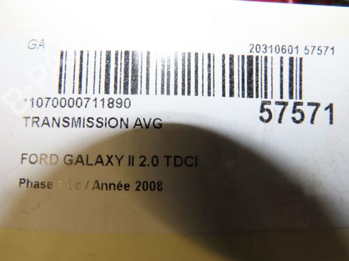 Left front driveshaft FORD GALAXY II (WA6) 2.0 TDCi | BP37003474M38  - Image 6