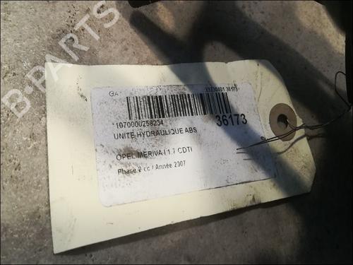 Used ABS pump OPEL MERIVA A MPV (X03) 1.7 CDTI (E75) (100 hp) 9610732