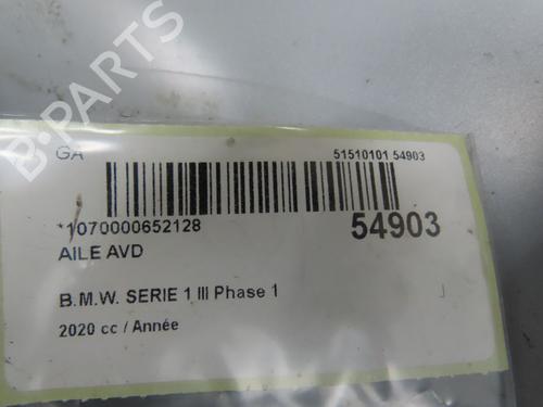 Right front fenders BMW 1 (F40) 116 d | BP31843312C42 