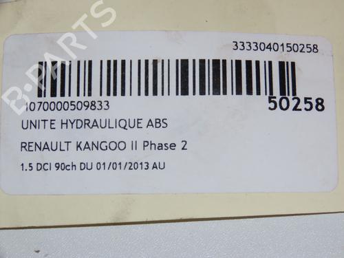 ABS pump RENAULT KANGOO / GRAND KANGOO II (KW0/1_) 1.5 dCi 90 (KW05, KW08, KW0G, KW11) | BP17551969M43 