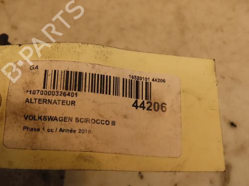 Used Alternator VW SCIROCCO III (137, 138) 2.0 TDI (140 hp) 16572747
