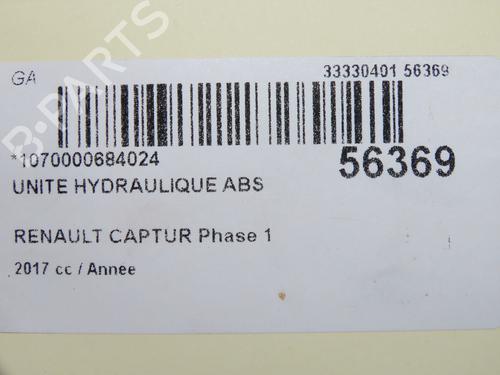 ABS pump RENAULT CAPTUR I (J5_, H5_) 1.5 dCi 110 | BP31605865M43 
