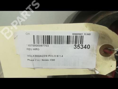 Left taillight VW POLO (6N2) 1.4 TDI | BP9597555C34 
