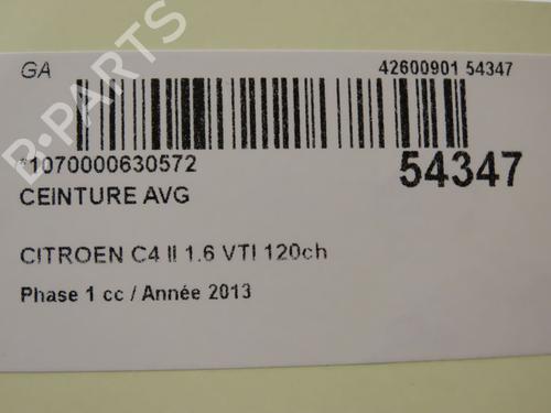 Front left belt tensioner CITROËN C4 II (NC_) 1.6 VTi 120 (NC5FS0, NC5FS9) | BP28968217C87 