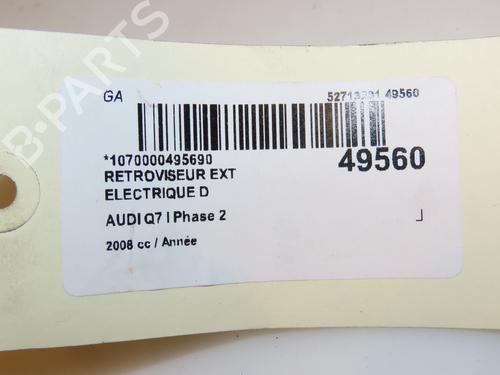 Used Right mirror Right mirror AUDI Q7 (4LB) 3.0 TDI quattro (233 hp) 33059418 33059418