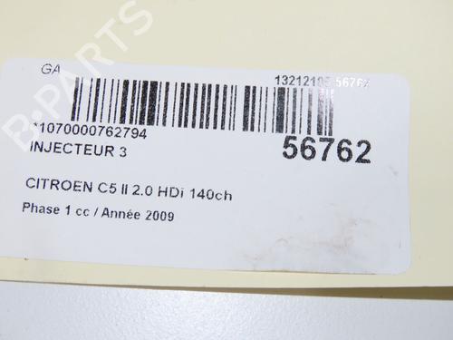 Injector CITROËN C5 III (RD_) 2.0 HDi 140 (RDRHF8, RDRHFA, RDRHA8, RDRHAJ) | BP36426775M100 - Image 3