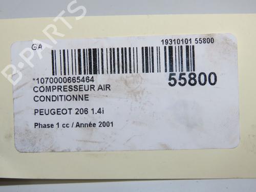 Used AC compressor PEUGEOT 206 Hatchback (2A/C) 1.4 i (75 hp) 32100428