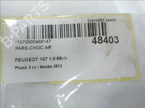 Rear bumper PEUGEOT 107 (PM_, PN_) 1.0 | BP18663764C8