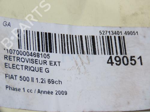 Left mirror FIAT 500 (312_) 1.2 (312AXA1A) | BP18153450C26 