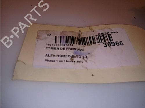 Right front brake caliper ALFA ROMEO MITO (955_) 1.3 MultiJet (955AXP1A, 955AYC1A) | BP14877414M104 