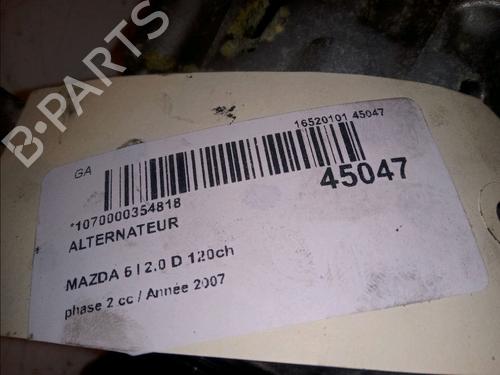 Used Alternator MAZDA 6 Hatchback (GG) 2.0 DI (GG14) (121 hp) 11099339