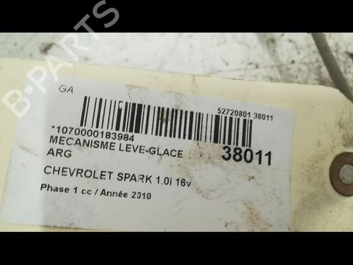 Used Rear left window mechanism CHEVROLET SPARK (M300) 1.0 (68 hp) 9602954
