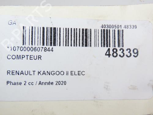 Used Instrument cluster RENAULT KANGOO Express (FW0/1_) Z.E. (FW0Z, FW1Z) (60 hp) 28967950