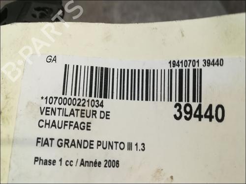 Heater blower motor FIAT GRANDE PUNTO (199_) 1.3 D Multijet | BP23172511M62 