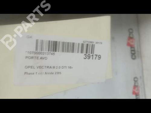 Dør høyre foran OPEL VECTRA C GTS (Z02) 1.9 CDTI (F68) | BP9605430C3 