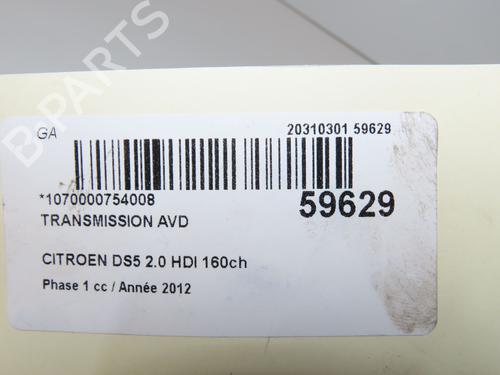 Right front driveshaft CITROËN DS5 2.0 HDi 165 | BP38713681M39 - Image 6