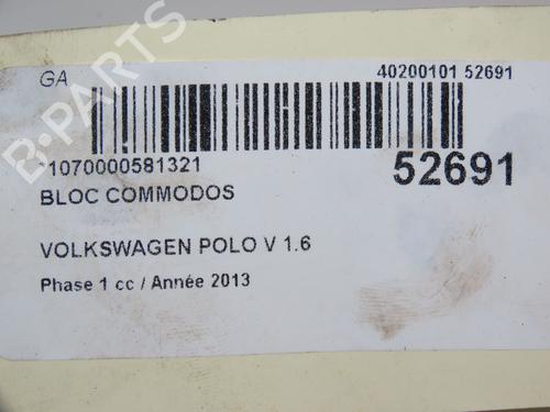 Used Steering column stalk VW POLO V (6R1, 6C1) 1.6 TDI (90 hp) 28967819