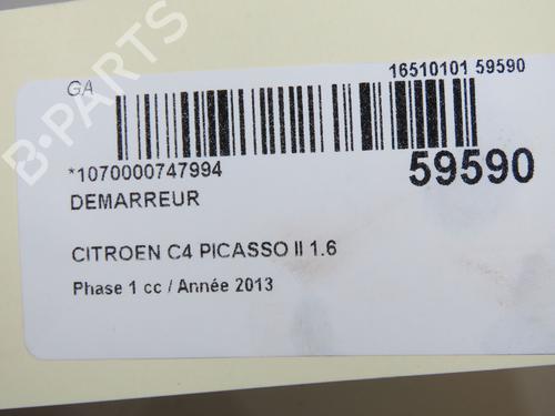 Starter CITROËN C4 Picasso II 1.6 HDi / BlueHDi 115 | BP36444331M8 - Image 7