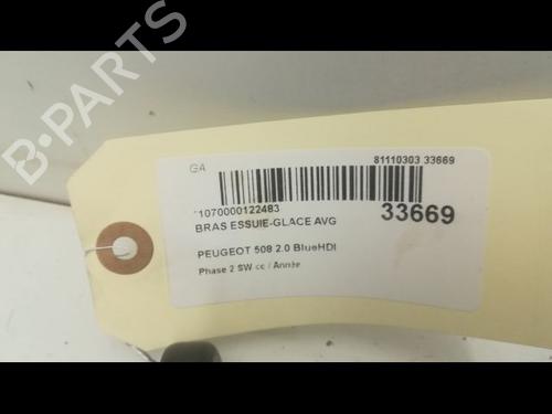 Used Front windshield wiper arm Front windshield wiper arm PEUGEOT 508 SW I (8E_) 2.0 BlueHDi 180 (180 hp) 14881247 14881247