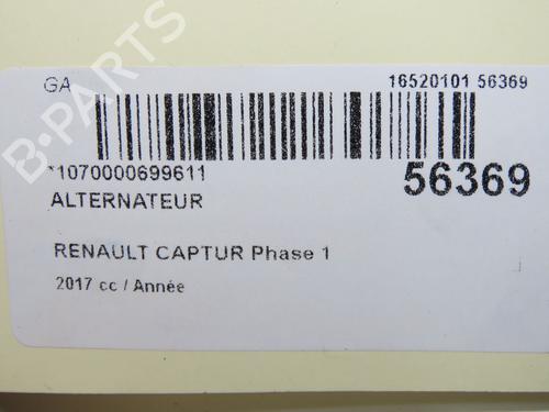 Alternator RENAULT CAPTUR I (J5_, H5_) 1.5 dCi 110 | BP31605852M7