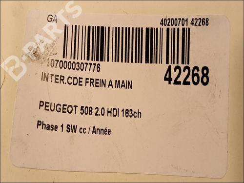 Hand brake PEUGEOT 508 SW I (8E_) 2.0 HDi | BP9617187I18 