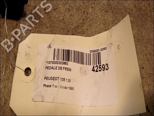 Used Break pedal PEUGEOT 106 I (1A, 1C) 1.0 (50 hp) 9616824