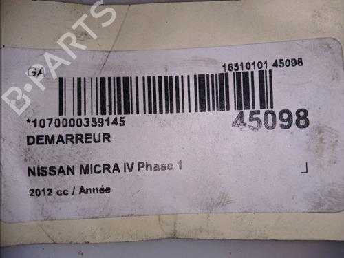 Used Starter NISSAN MICRA IV (K13K, K13KK) 1.2 (80 hp) 11099223